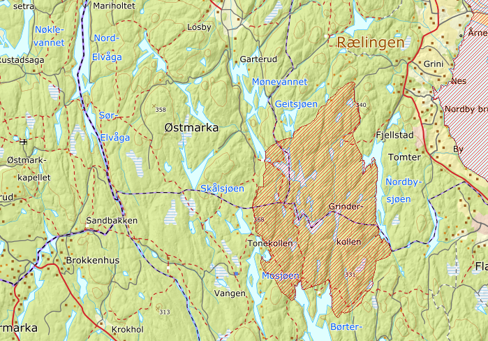 Deler av Østmarka innfrir kravene til å opprette nasjonalpark.