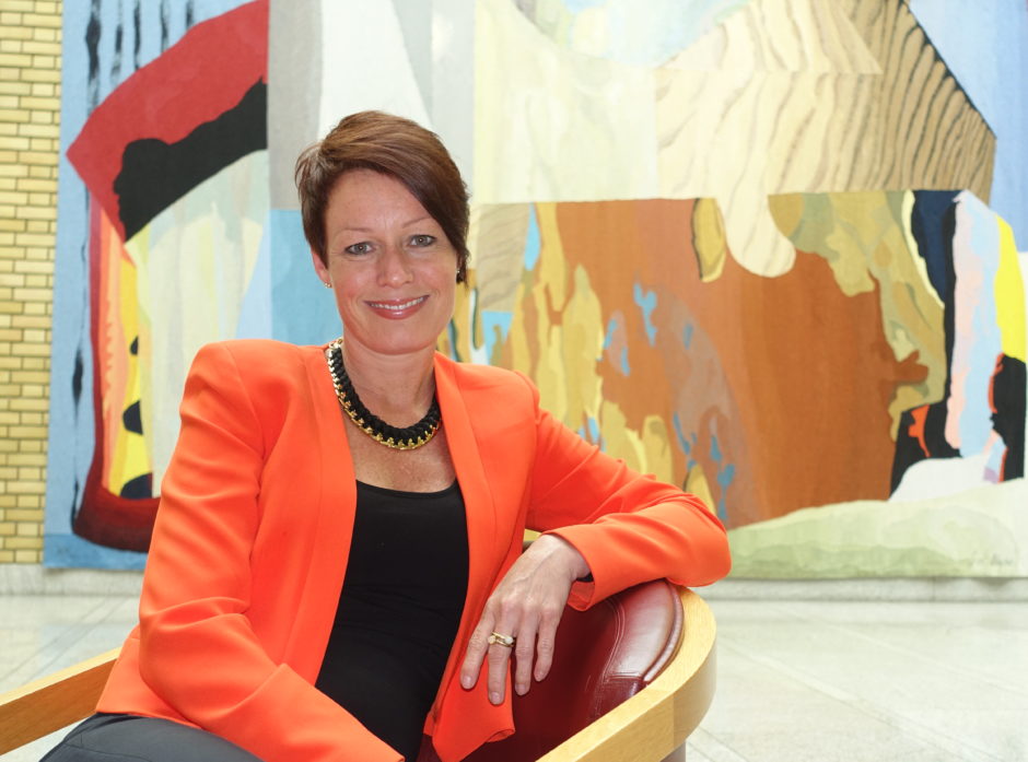 Line Henriette Holten er ny styrelder i Det norske Skogselskap. Bildet er fra hennes tid i Stortinget Foto: Roar Ree Kirkevold