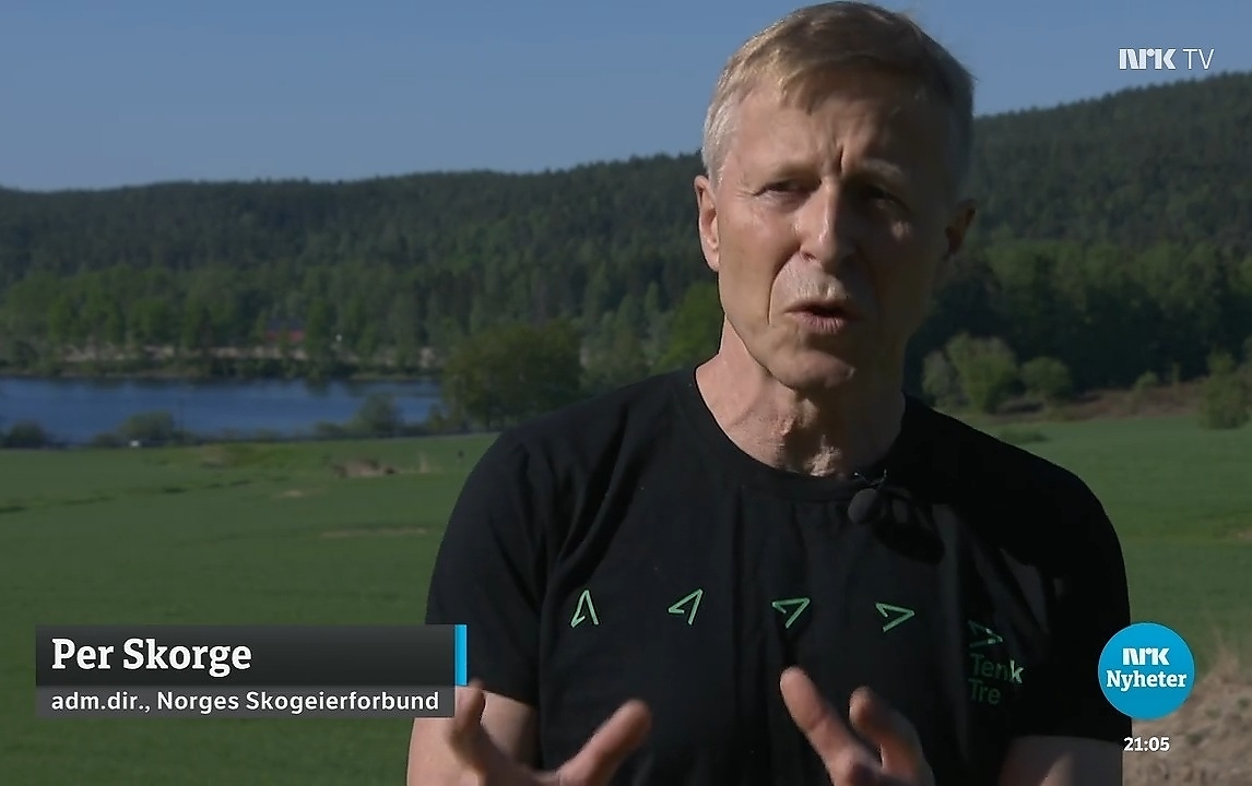 Per Skorge på NRK Nyheter 21. juni 2021, skjermdump
